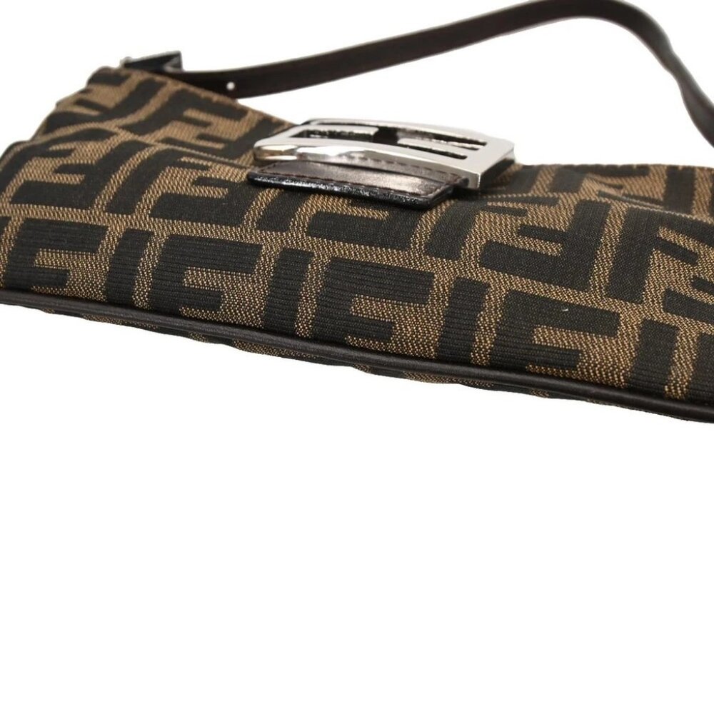 Fendi Brown Canvas Zucca Handbag - Picture 3 of 10